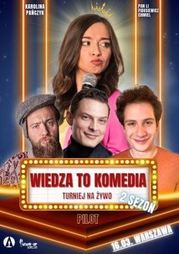 Warszawa Wydarzenie Stand-up "Wiedza To Komedia" turniej komediowy - prow. Karolina Pańczyk|2 SEZON