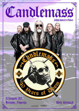 Warszawa Wydarzenie Koncert Candlemass