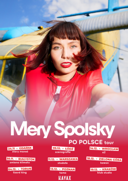 Warszawa Wydarzenie Koncert Mery Spolsky - po Polsce TOUR