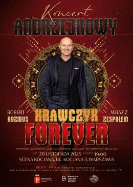 Warszawa Wydarzenie Koncert Koncert Andrzejkowy „Krawczyk Forever” – największe przeboje Krzysztofa Krawczyka śpiewa Robert Rozm