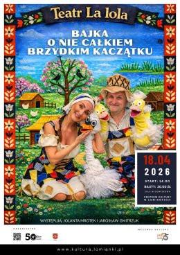 Łomianki Wydarzenie Spektakl "Bajka o nie całkiem Brzydkim Kaczątku" - spektakl dla dzieci