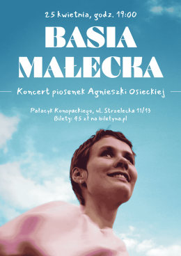 Warszawa Wydarzenie Koncert Basia Małecka - koncert piosenek Agnieszki Osieckiej