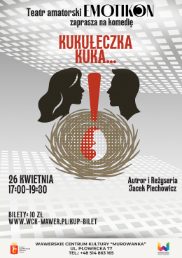 Warszawa Wydarzenie Spektakl Kukułeczka Kuka - spektakl Teatru Emotikon w Murowance