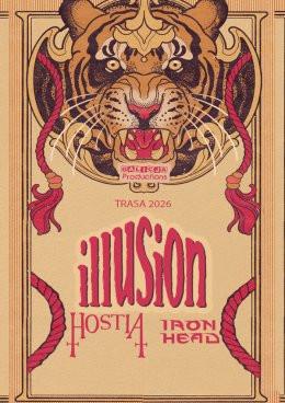 Warszawa Wydarzenie Koncert Trasa ILLUSION, HOSTIA, IRON HEAD 2026