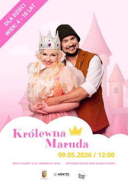 Otwock Wydarzenie Spektakl SPEKTAKL DLA DZIECI  "KRÓLEWNA MARUDA"