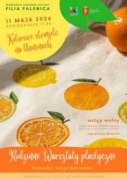 Warszawa Wydarzenie Inne wydarzenie Warsztaty rodzinne "Kolorowe stemple na tkaninach" w WCK Falenica