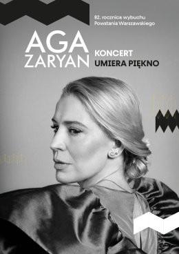 Warszawa Wydarzenie Koncert „Umiera Piękno” – koncert Agi Zaryan z okazji 82. rocznicy wybuchu Powstania Warszawskiego