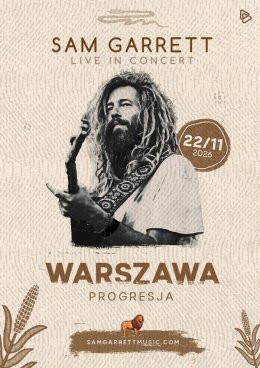 Warszawa Wydarzenie Koncert Sam Garrett Live in Warsaw