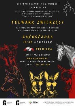 Warszawa Wydarzenie Kabaret Spektakl teatralny "Folwark zwierzęcy" PREMIERA