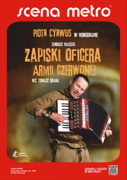 Warszawa Wydarzenie Spektakl Zapiski Oficera Armii Czerwonej - Scena Metro