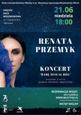 Warszawa Wydarzenie Koncert Babę zesłał Bóg - Renata Przemyk
