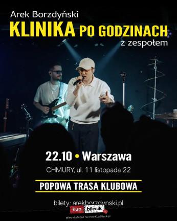 Warszawa Wydarzenie Koncert KLINIKA po godzinach | popowa trasa klubowa Arka Borzdyńskiego