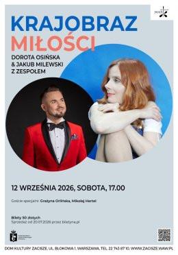 Warszawa Wydarzenie Koncert Koncert KRAJOBRAZ MIŁOŚCI Dorota Osińska & Jakub Milewski z Zespołem