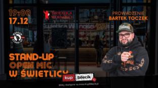 Warszawa Wydarzenie Stand-up Stand-up Open mic - Warsaw Stand-up x Bartek Toczek