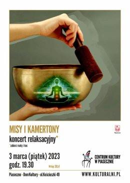Piaseczno Wydarzenie Koncert MISY I KAMERTONY - koncert relaksacyjny