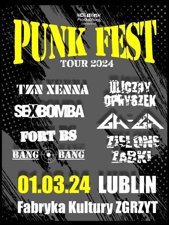 Punk Fest Tour 2024 Koncert 02 Marzec 2024 Warszawa Atrakcje.pl